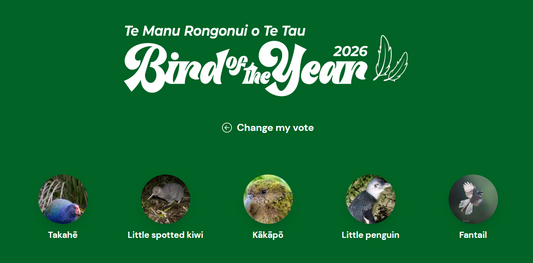 Bird of the Year 2026 - The manu who won my votes!
